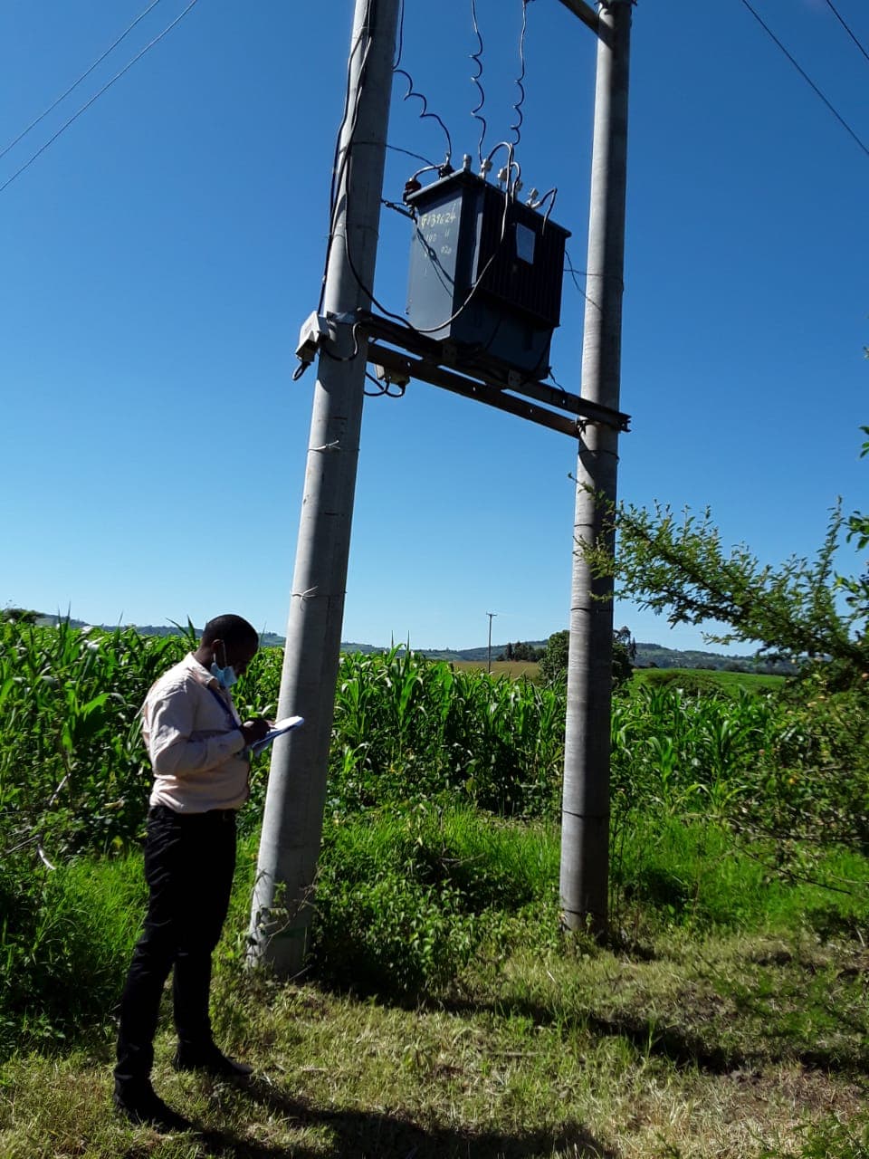 Locating the central transformer in each LMCP site.